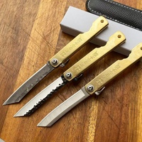 Cuchillo de Bolsillo Táctico Plegable de Acero Inoxidable de Alta Calidad FHS, Personalizable, Aplicaciones DIY OEM, Mango de 2.0 mm