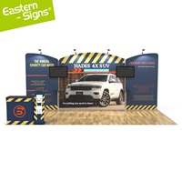 Solution de stand d'exposition portable en aluminium pour stand d'exposition de 20'x10' pour la promotion d'événements