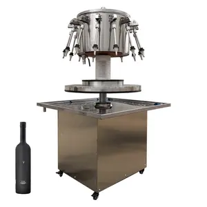 Rulo dolgu yarı-oto camı şişe dolum makinesi/bira şarap şişesi dolgu makinesi/üzüm suyu şişe dolum üretim hattı