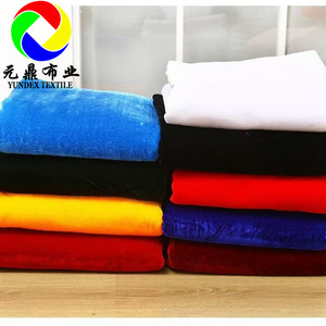 Cổ Phiếu Đã Sẵn Sàng 95% Polyester 5% Spandex Canary Vuông Nhung Căng Trung Quốc Giá Rẻ Spun Vải Nhung Cho Giáng Sinh Quần Áo - Product Image 6