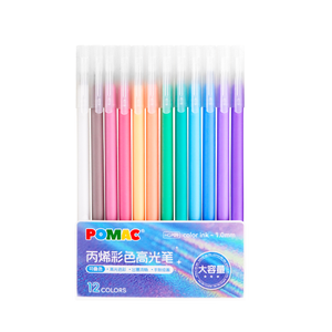 Stylos gel blancs multicolores pour croquis, pointe de 0,8 mm, encre acrylique, marqueurs de surlignage, flux fluide, outils de dessin graphique et <span class=keywords><strong>manga</strong></span> - Product Image 6