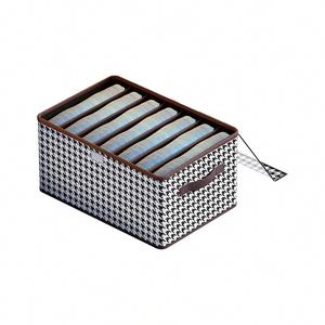 High Quality Foldable Wardrobe Clothes Divider Hot Sale Rectangle Compartment <b>Storage</b> Box Washable Handle <b>Storage</b> <b>Boxes</b> Bins - Product Image 1