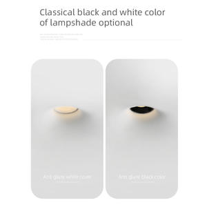 Aisilan 호텔 욕실 천장 스팟 피팅 세트 안티 눈부심 COB 조명 라운드 광장 LED Recessed 석고 석고 통 - Product Image 4