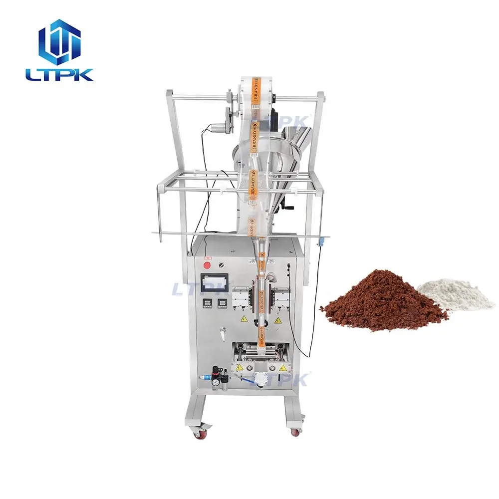 LT-BP500FAutomatic mesin kemasan butiran dan bubuk vertikal mesin kemasan tepung kopi gula garam Sachet serat mesin kemasan