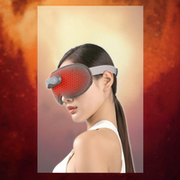 Masque oculaire chauffant lavable PMA HE60-HDXM-01 OEM & ODM avec télécommande sans fil USB Type-C pour le sommeil