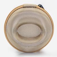 Étuis à montres ronds imperméables de haute qualité avec logo personnalisé sans MOQ, surface Oxford, étui rigide en EVA avec insert en mousse