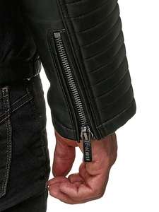 เสื้อแจ็คเก็ตบอมเบอร์หนังแท้ลายพรางสำหรับฤดูหนาว COOFANDY รุ่นคลาสสิกสำหรับทุกเพศ คอตั้ง ปิดด้วยซิป กันน้ำ สวมใส่สบาย - Product Image 6