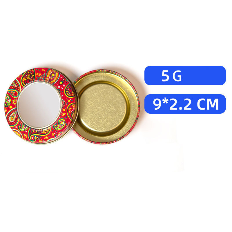สีแดง 5g(D9*H2cm) 300ชิ้น/กล่อง