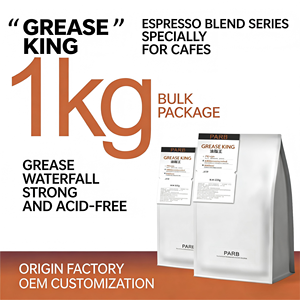 Grains de café du Yunnan pour usage commercial, torréfaction moyenne-sombre, mélange italien, Arabica en gros, fraîchement torréfiés, 1000g - Product Image 6