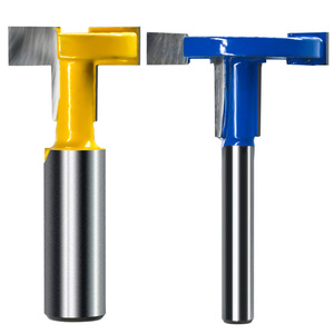 T-Shaped Milling Cutter Tct Material 6.35Mm Ball Head For Woodworking Machine Tools High Accuracy Grooving Tool - Product Image 1