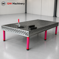 Table de soudage en acier flexible 3D nitruré de grande taille, plateforme de gabarit de soudage à charge lourde pour atelier de soudage en usine