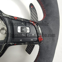 Volante Deportivo de Microfibra de Fibra de Carbono Forjado, el Más Popular, para Volkswagen, para VW GTI7 Golf MK7