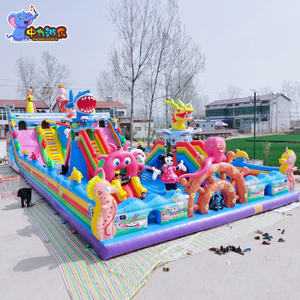 Nhà máy tùy biến lâu đài bouncy trượt Inflatable lâu đài Inflatable thư bị trả lại lâu đài nảy lâu đài Inflatable ngoài trời - Product Image 1