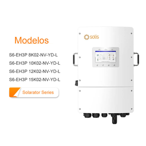 Solis S6-eh3p(8-15)k02-NV-YD-L lai năng lượng mặt trời biến tần 8KW 10KW 12KW 15KW ba giai đoạn điện áp thấp năng lượng lưu trữ biến tần - Product Image 3