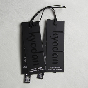 Tùy Chỉnh Thân Thiện Với Môi Giấy Hangtag Tiêu Chuẩn Dập Nổi UV Treo <span class=keywords><strong>Tag</strong></span> Cho Quần Áo - Product Image 3