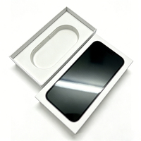 Boîte en carton blanche vide pour téléphone portable, emballage ODM pour étui de téléphone portable avec plateau en carton