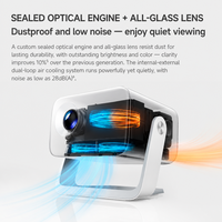 Projecteur Redmi 5 Pro 1080p 1000 CVIA Lumens, projecteur vidéo intelligent pour cinéma maison, WiFi, mise au point automatique, 64 Go, 120 Hz, RMTYYO5PYS