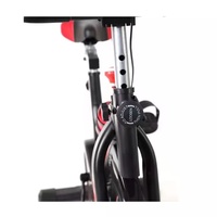 Vélo d'exercice pliable en acier Futai FT-118, résistance par friction, pour la maison, affichage numérique, charge maximale 150 kg