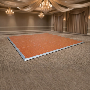 Parquet de danse portable en bois grainé pour studio de danse et événements commerciaux - Product Image 1