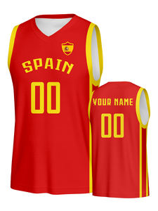 Maillots <span class=keywords><strong>de</strong></span> <span class=keywords><strong>basket</strong></span>-ball personnalisés à transfert thermique, sans manches, 100 % polyester, respirants, antibactériens, motif drapeau national, grande taille – Vente chaude - Product Image 2