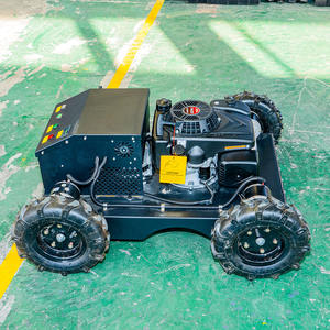 Gratis verzending CE EPA goedgekeurde terreinwagen grasmaaier landbouw rubberen afstandsbediening robot grasmaaier - Product Image 6