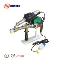 Extrudeuse à main en plastique, pistolet de soudage par Extrusion à Air chaud, pour le soudage de feuilles en HDPE, 1600W, 10 pièces