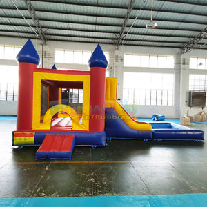 Commercial grade kids jumper slide combo 5 in1 <b>inflatable</b> bounce <b>house</b> combo unit for outdoor party&events - Product Image 5