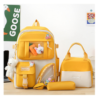 Offre Spéciale : Ensemble 3 Pièces – Sac à Dos Unisexe Tendance et Imperméable avec Fermeture Éclair et Fermoir, pour Usage Quotidien, Loisirs et École, et Trousse en Tissu Oxford