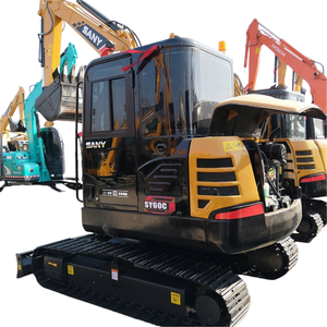SANY Mini Digger SY60 Excavadora sobre orugas 6 toneladas Sy60c Excavadora usada Horas DE TRABAJO bajas buenas condiciones bajo costo - Product Image 3