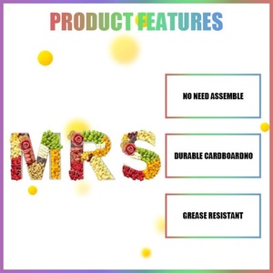 Caja Decorativa de Cartón de 12 Pulgadas para Rellenar con Alimentos, para Charcutería (MRS) - Product Image 5