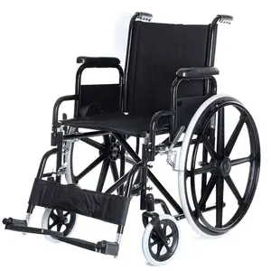 Складная ручная инвалидная коляска для инвалидов 8-дюймовая передающая инвалидная коляска с удерживающей системой ходунка инвалидная коляска