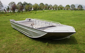 Yacht de sport de luxe en aluminium de Chine, bateau de pêche, moteur hors-bord, accessoires de dérive inclus, coque en aluminium PVC de luxe - Product Image 4