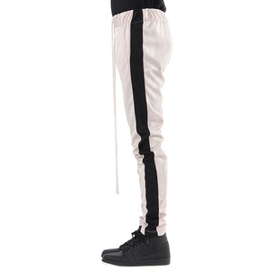High Quality Men's Sportswear Black and White 100% <b>Polyester</b> <b>Joggers</b> With Your Own Logo - Product Image 1
