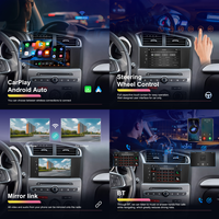 Podofo 7 ''Android Carplay Android Auto Autoradio 2 + 64G Autoradio BT WIFI GPS EQ FM RDS pour Citroën C4 2013-2018 Tableau de bord
