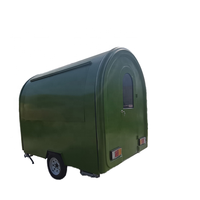 Mini équipement complet de cuisine certifié CE DOT Remorque alimentaire mobile pour restaurant traiteur Hot Dogs crème glacée fibre de verre aluminium