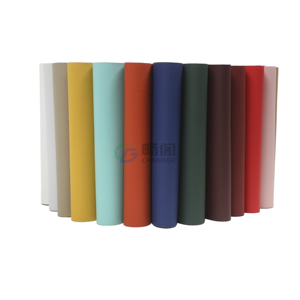 Rollo de Cuero Sintético de Fibra sin Solventes al por Mayor, Tela de Cuero Artificial para Tapicería de Asientos de <span class=keywords><strong>Coche</strong></span>, Sofás y Muebles - Product Image 5