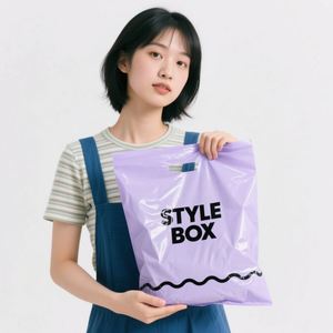Bolsa de Compras de Supermercado Económica de Fábrica con Logotipo Impreso Personalizado, HDPE LDPE, con Refuerzo Lateral Troquelado, Doble Cara, 200 Micras - Product Image 2