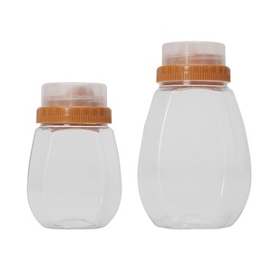 Recipiente Biodegradable <span class=keywords><strong>de</strong></span> plástico <span class=keywords><strong>para</strong></span> <span class=keywords><strong>miel</strong></span>, bote reutilizable con creatividad única, con tapa especial, 250g, 500g, 1000g - Product Image 1