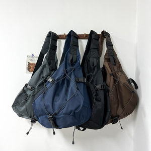 Tas Ransel Taktis Travel Nylon <span class=keywords><strong>Anti</strong></span> Air Kapasitas Besar Model Terbaru, Tas Selempang Crossbody dengan Ritsleting untuk Pria Wanita - Product Image 5