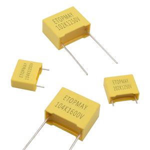 Condensador <span class=keywords><strong>de</strong></span> Película <span class=keywords><strong>de</strong></span> Polipropileno Metalizado Tipo Caja 102K1250V, 1nF, 1250V, Topmay, Buena Calidad - Product Image 6