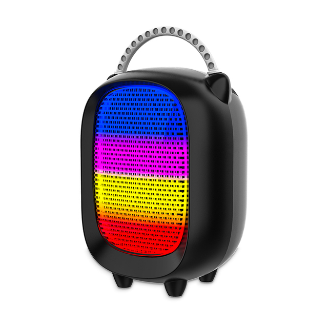 ZQS1332 Mini Portable 3 Inch RGB Lights Speaker New for Bluetooth TF Card Support Multiple Playback Modes Made Durable Plastic