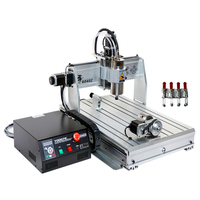 Machine de gravure et de fraisage CNC de bureau YOOCNC 3/4 axes USB LPT en bois et aluminium 6040Z 800W 1500W 2200W pour PVC ABS PCB