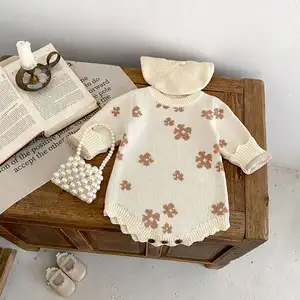 Spring Toddler Long Sleeves Cotton Romper Infant Warm Jumpsuit Newborn Baby Romper Clothes