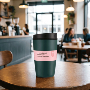 12 oz mugs customizable sliding cover leak-proof vacuum double-wall stainless steel <b>coffee</b> mug - Product Image 4