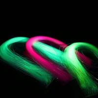Fliegen binde materialien Flash abou Lametta Verschiedene flache glitzernde Kristall blitz Lametta Fliegen fischen Herl Baits Binde material