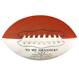 Custom Personalized Football Engraved Leather Indoor Outdoor Football