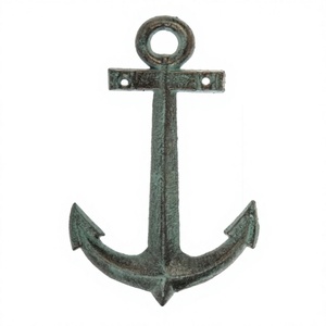 Grande ancre de bateau en aluminium, décoration murale nautique, design moderne, cadeau de remise de diplôme - Product Image 1