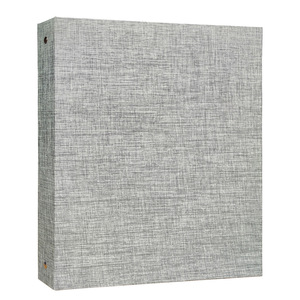 Biểu tượng tùy chỉnh Linen Bìa ba lỗ chất kết dính như tờ kiểm tra và âm nhạc thư mục văn phòng thư mục - Product Image 1