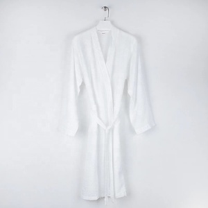 <span class=keywords><strong>Peignoir</strong></span> de bain/tenue de nuit en coton léger pour femme, idéal pour les hôtels de luxe - Product Image 4