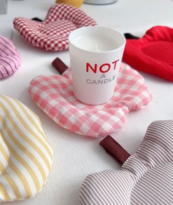 Hàn Quốc Ins <span class=keywords><strong>Apple</strong></span> hình vải đầy bông thân thiện với môi tái sử dụng cốc trà Mat nóng nồi chịu nhiệt mat chống nóng Coaster - Product Image 3